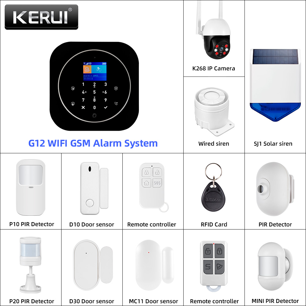 Home Automation Kit - KERUI G12 2G Wifi Wireless Home