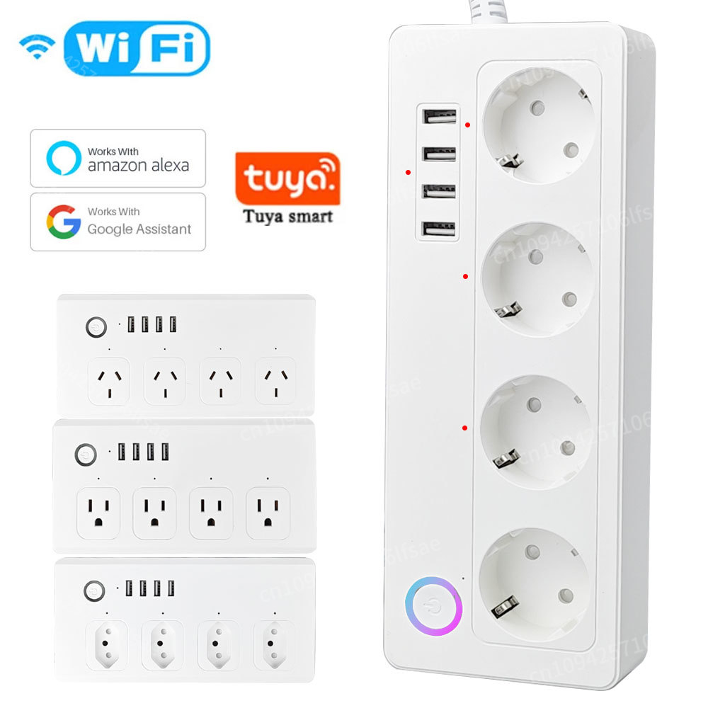 Smart Power Strip - 10A/16A Power Strip Tuya Smart Plug