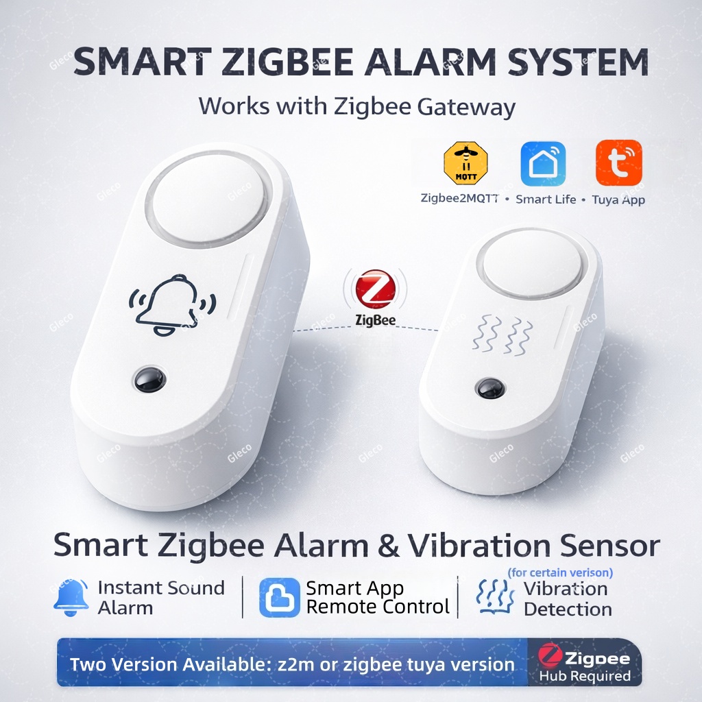 Smart Home Theater - Zigbee Siren Alarm With Optional Vibration