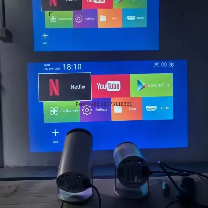 Smart Home Theater - Latest HY300 Pro Smart Projector Auto