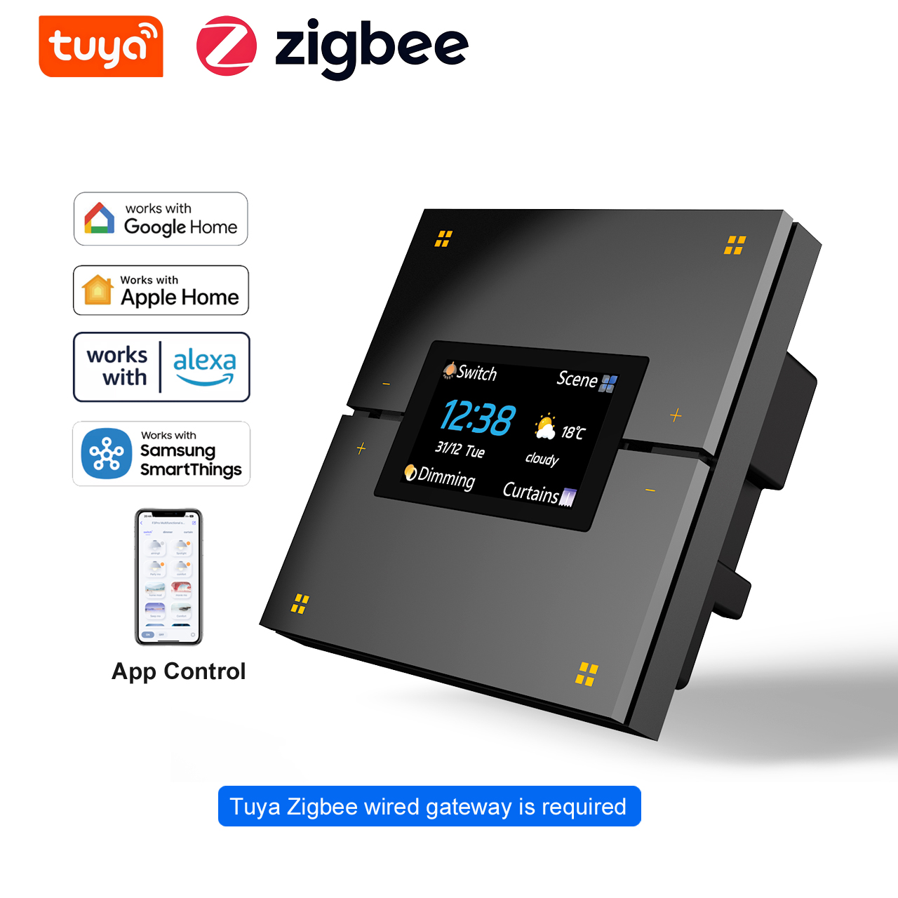 Smart Home Z Wave - M9 Pro 8-Button UK Tuya Smart