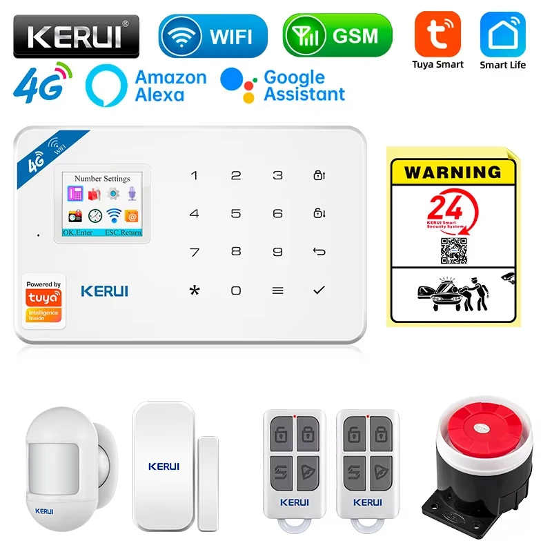 Home Automation Kit - KERUI Security Alarm System Kit W184
