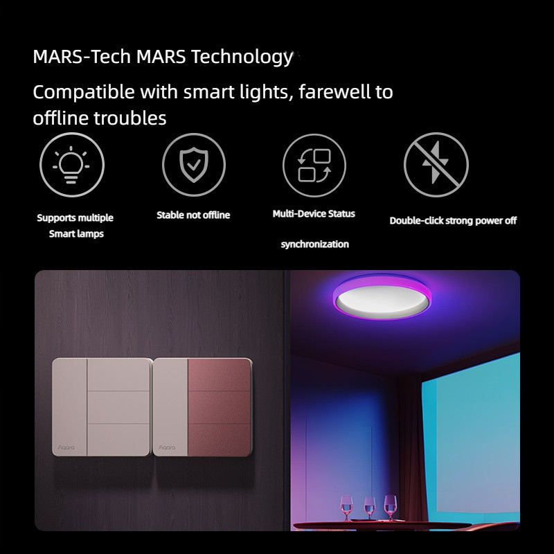 Aqara Smart Wall Switch Z1 Mor - Smart Home Knx review and price