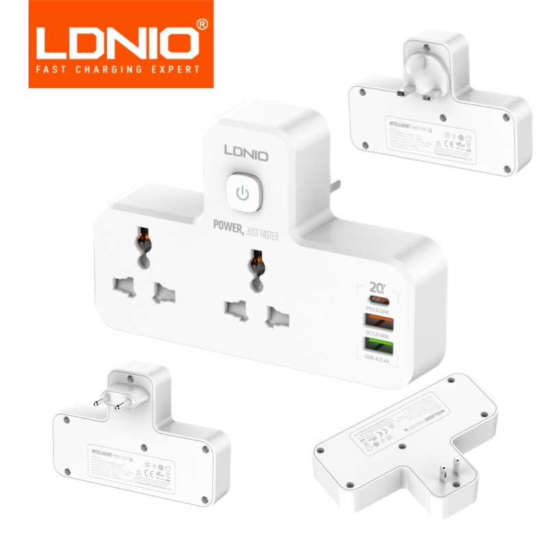 LDNIO Power Strip Plug 2500W E - Smart Power Strip review and price
