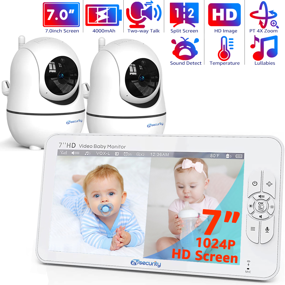 7.0 inch Video Baby Monitor HD - Smart Home Battery Camera review and price