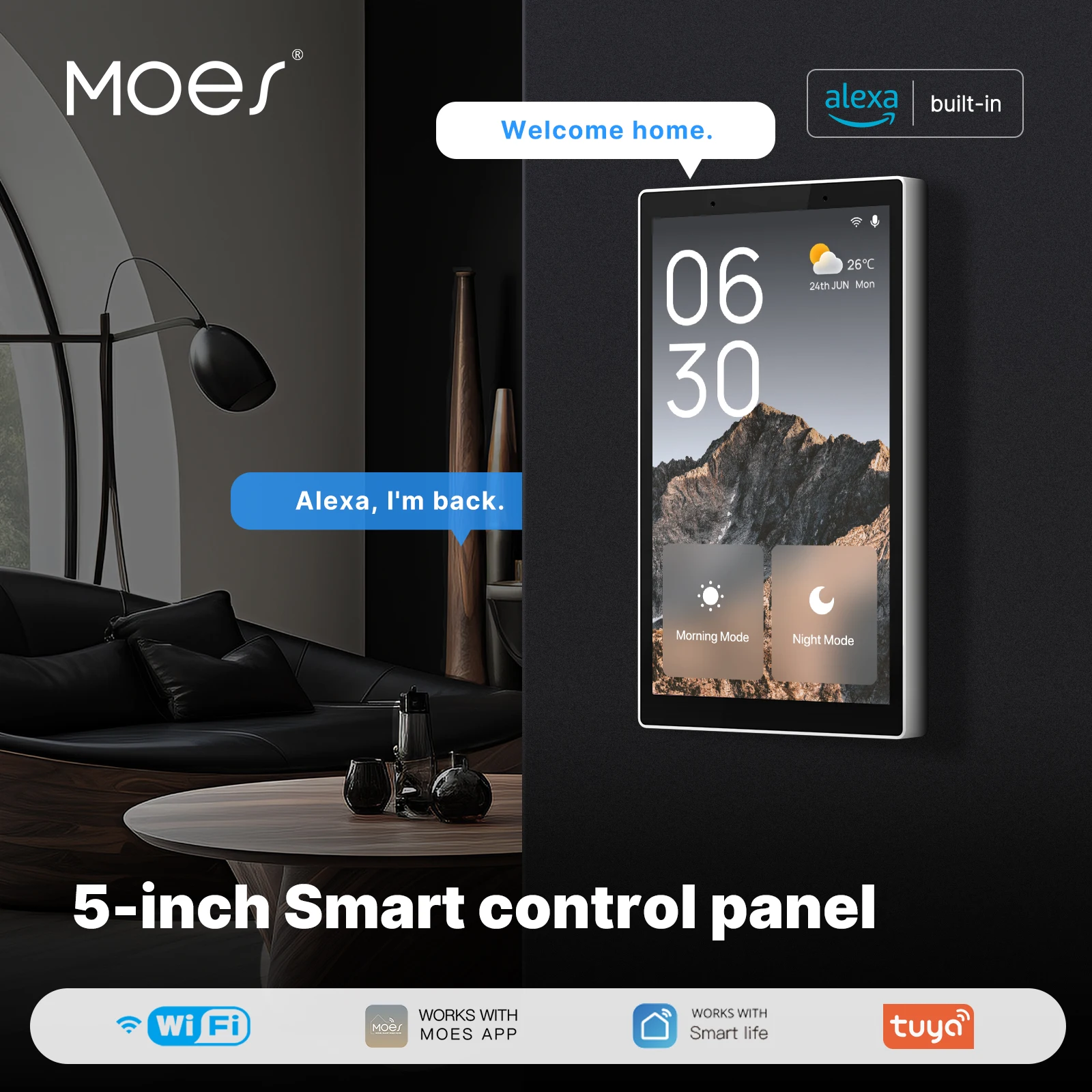 MOES Tuya Wifi Smart 5-inch To - Smart Home Theater review and price