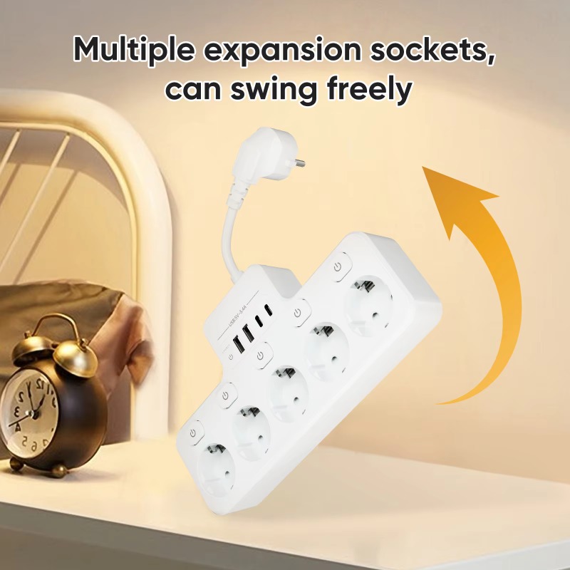 EU Standard Short Cord Multi‑F - Smart Power Strip review and price