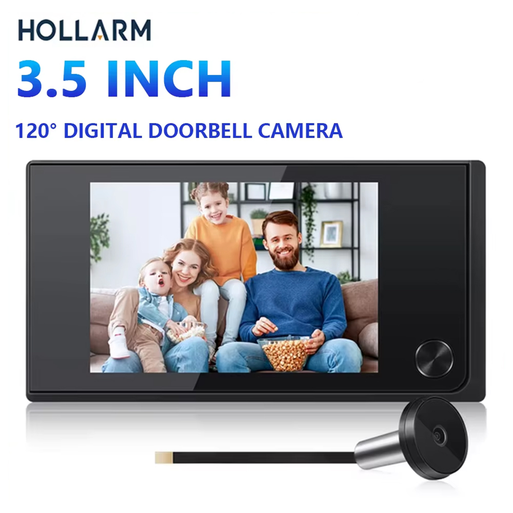 Hollarm 3.5 Inch Wireless Door - Smart Home Battery Camera review and price
