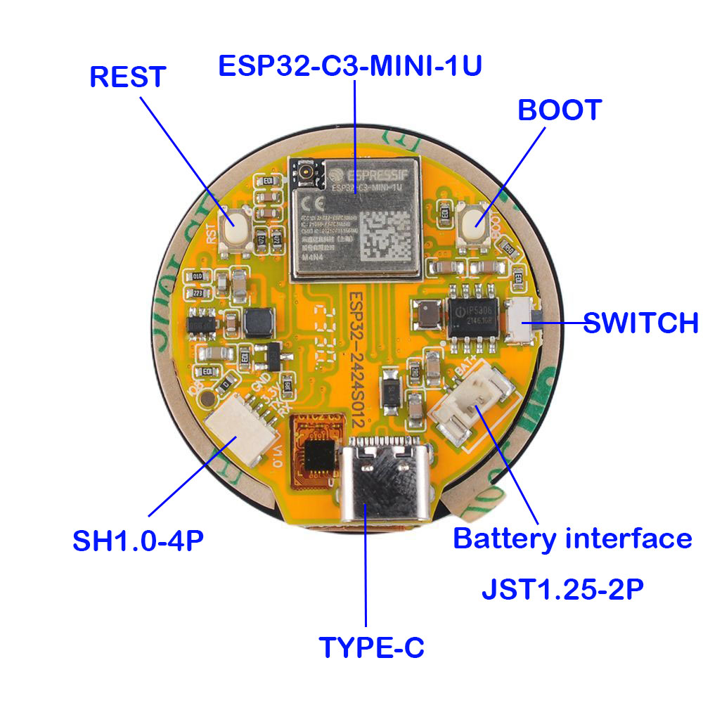 ESP32 Display 1.28 inch ESP32- - Smart Home Monitoring review and price