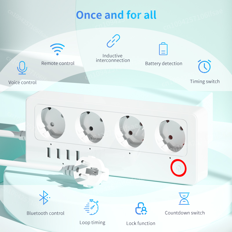 10A/16A Power Strip Tuya Smart - Smart Power Strip review and price