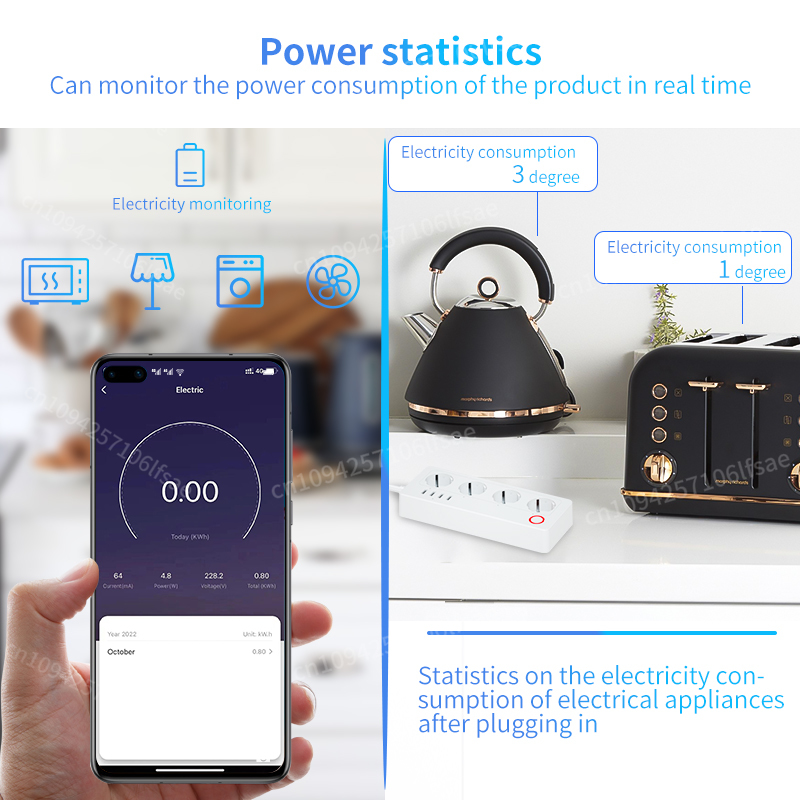 10A/16A Power Strip Tuya Smart - Smart Power Strip review and price