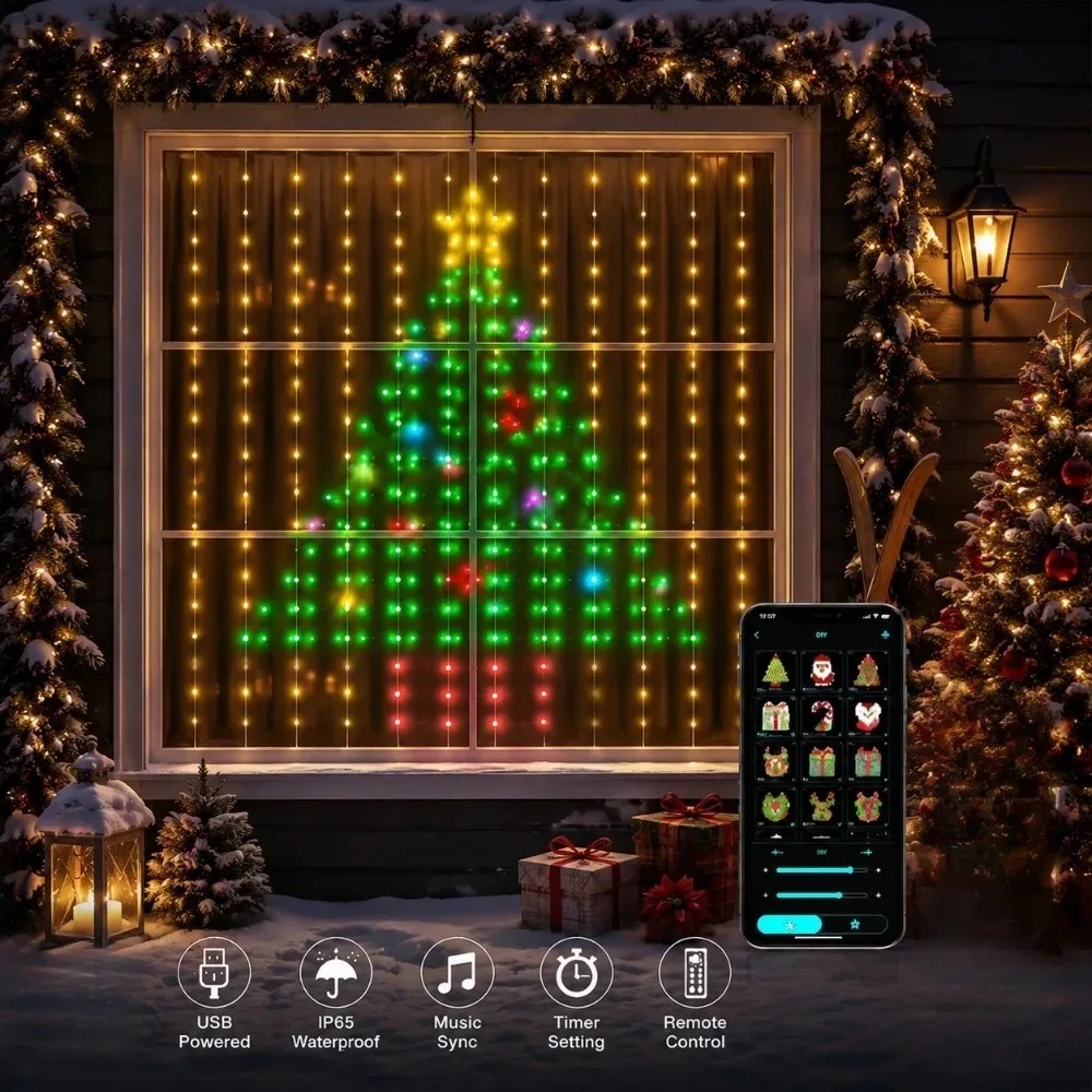 Christmas Light String LED Cur - Smart Home Controller review and price