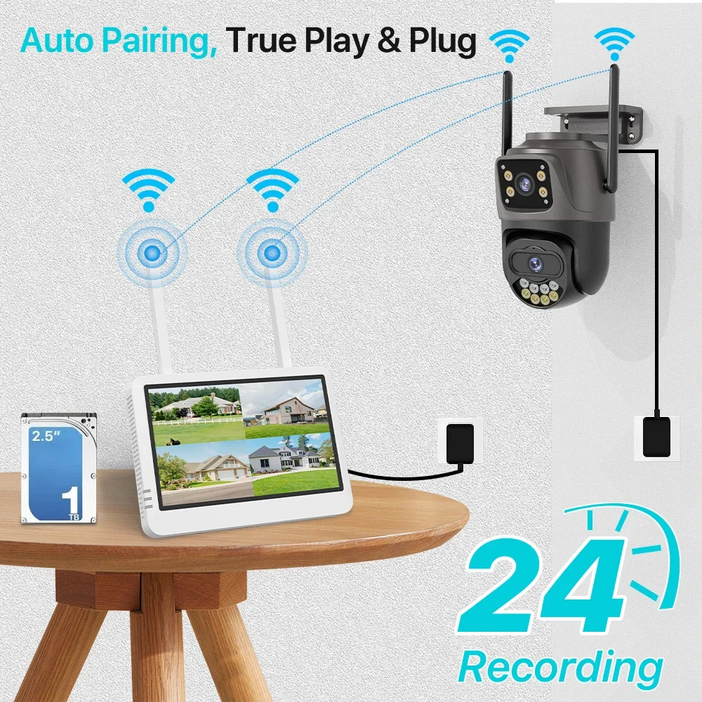 5MP WiFi Security 8CH NVR Kit  - Security Ip Camera review and price