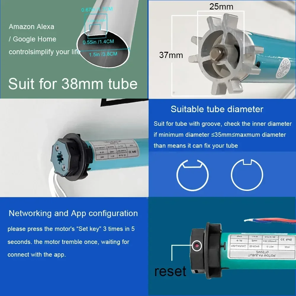 SZMYQ 25mm 2N Tuya Smart Curta - Smart Home Controller review and price