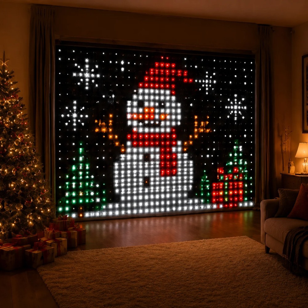 LED Pixel Curtain Lights Bluet - Smart Home Controller review and price