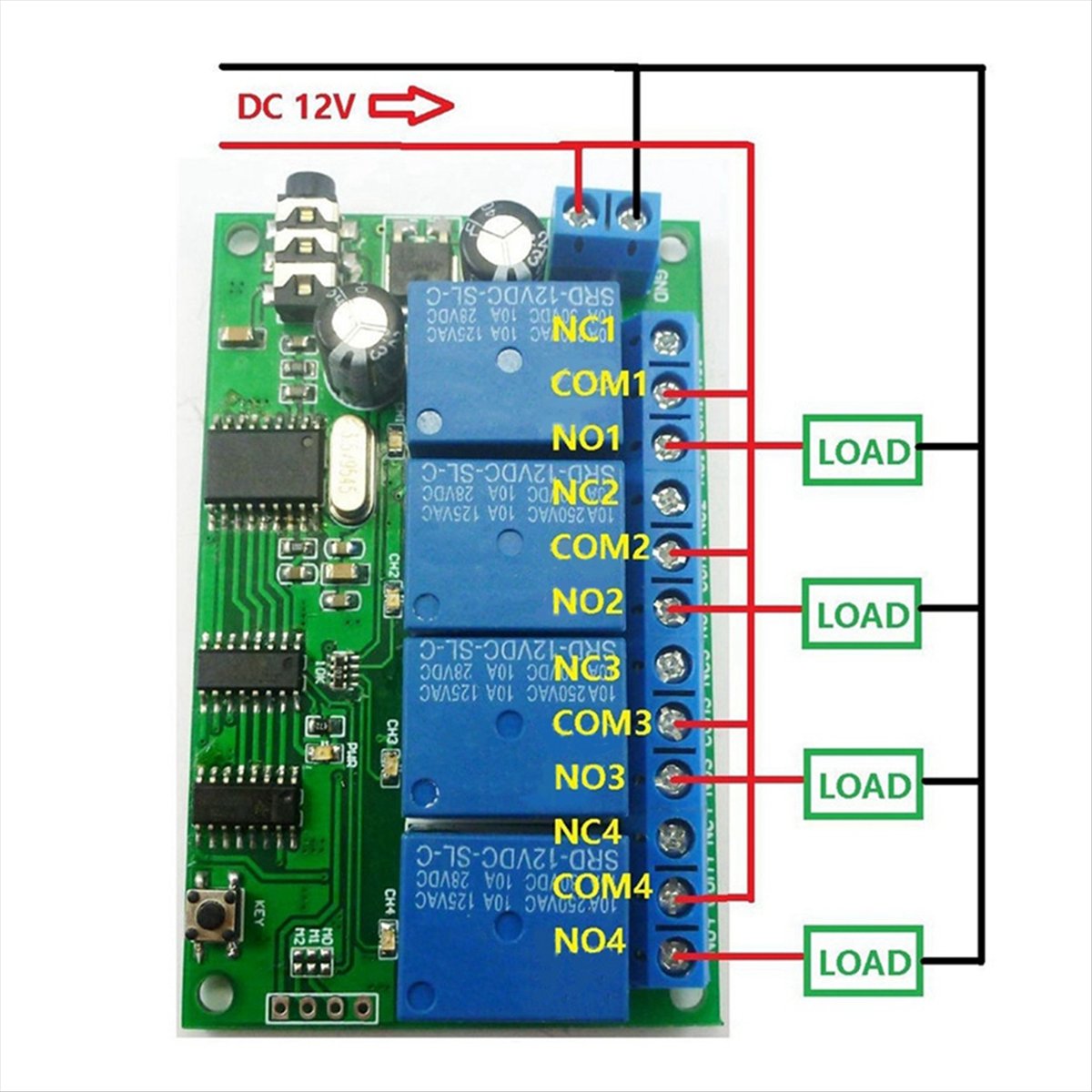 4 Channel Relay DTMF Tone Sign - Smart Home With Plc review and price
