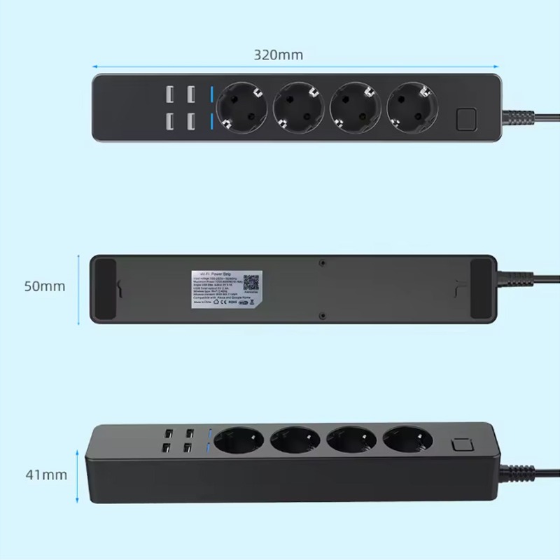 WIFI Smart Power Strip 4 AC Ou - Smart Power Strip review and price