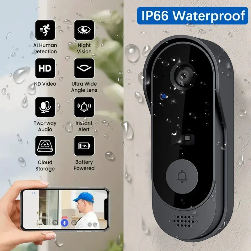 Video HD Wireless Waterproof D - Smart Home Battery Camera review and price