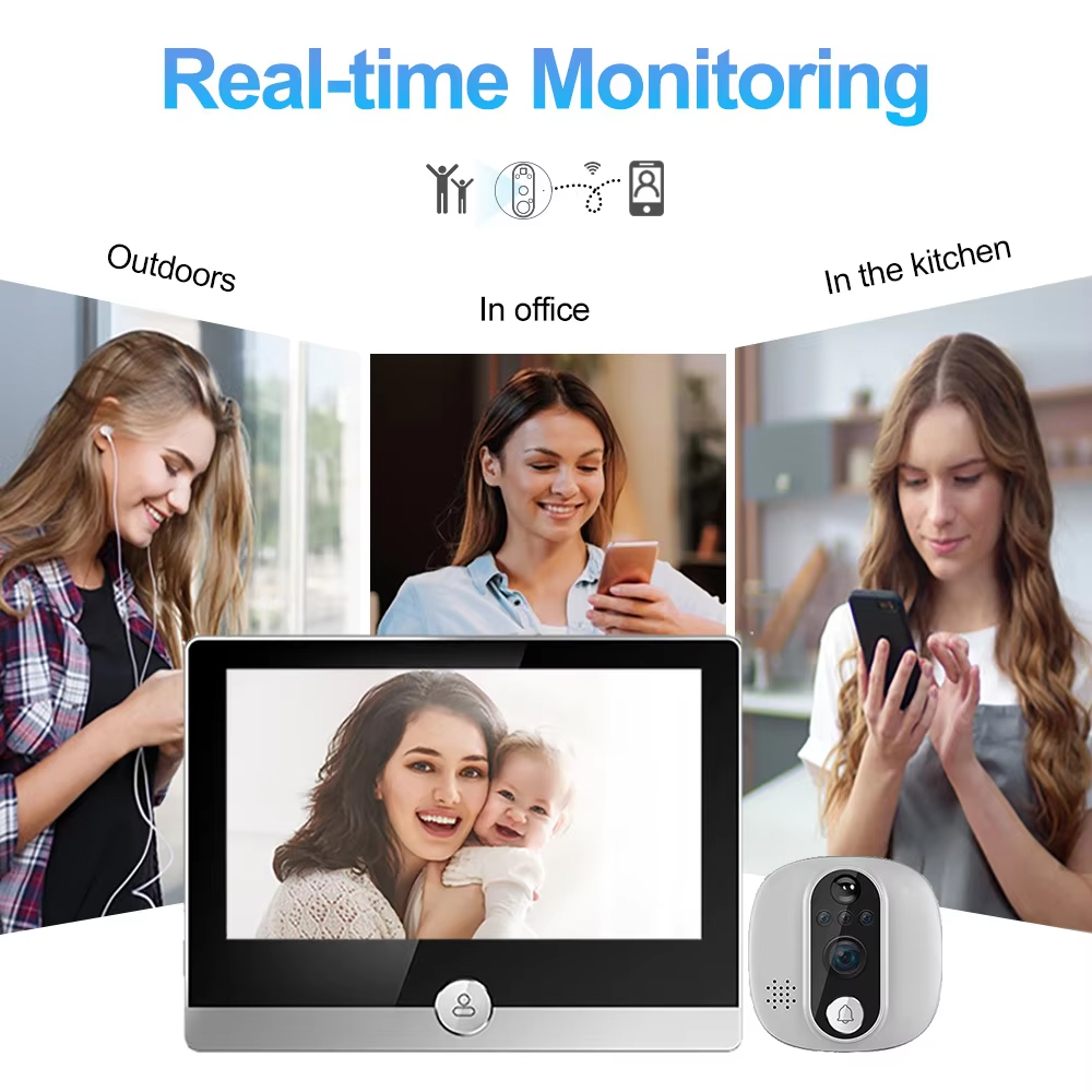Tuya 1080P WiFi Door Bell Came - Smart Home Battery Camera review and price