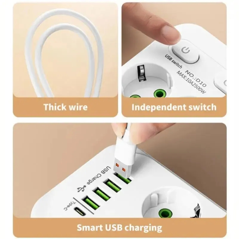 Smart 6-Socket Power Strip 2M  - Smart Power Strip review and price