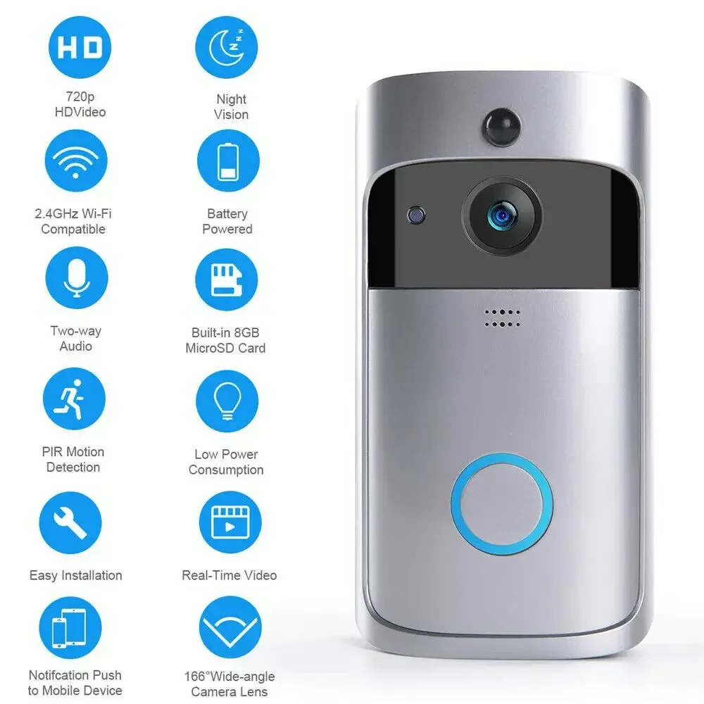 720P HD Smart Home Wireless WI - Smart Home Battery Camera review and price