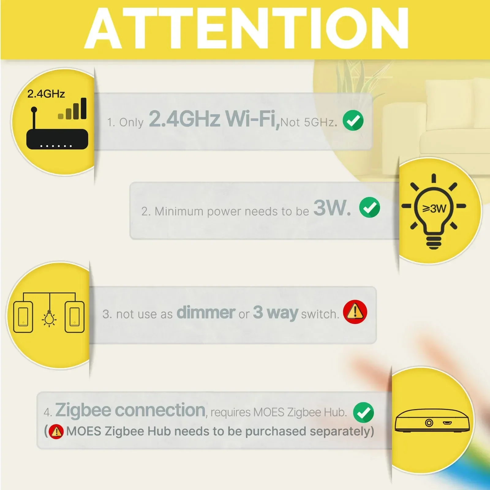 MOES Tuya ZigBee US Smart Ligh - Smart Home Z Wave review and price