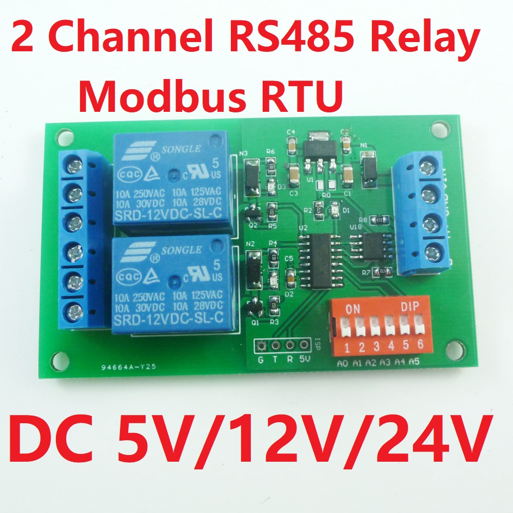 2 Channel Modbus RTU Relay Mod - Smart Home With Plc review and price