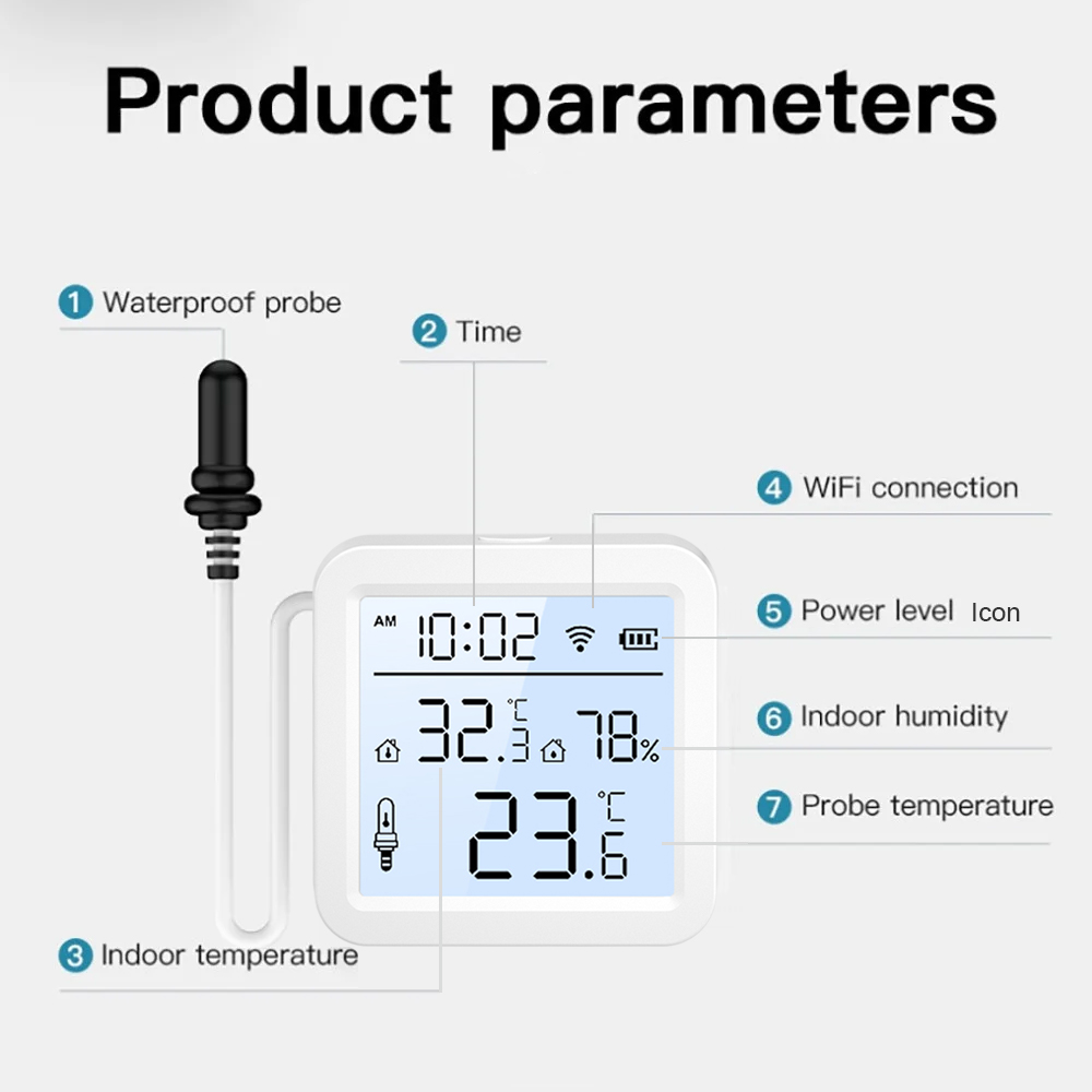 WiFi Humidity Temperature Sens - Smart Home Monitoring review and price