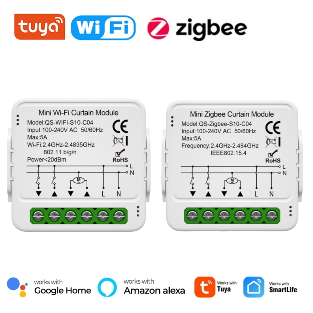 Tuya WiFi Zigbee Smart Curtain - Home Automation Kit review and price