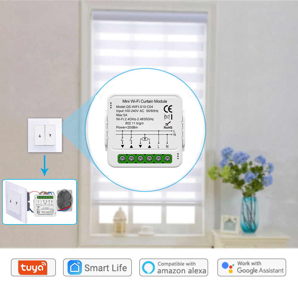 Tuya WiFi Zigbee Smart Curtain - Home Automation Kit review and price
